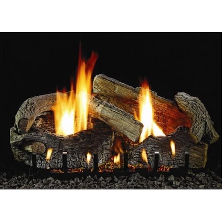 Mobiliario 18 in. Refractory Fireplace Log Set - 7 Piece MO1721451
